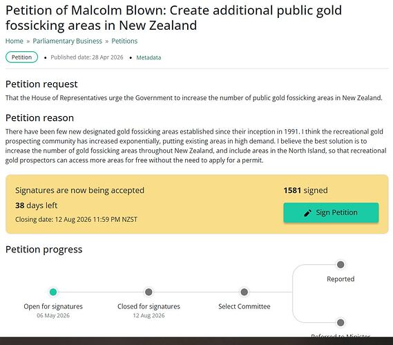 Petitionscreen shot